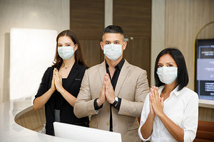 people in masks - Copyright – Stock Photo / Register Mark