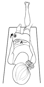 Prone hip extension / knee flexion test - Copyright – Stock Photo / Register Mark