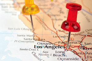 LA map - Copyright – Stock Photo / Register Mark