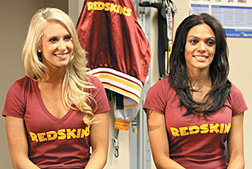 redskins cheerleaders - Copyright – Stock Photo / Register Mark