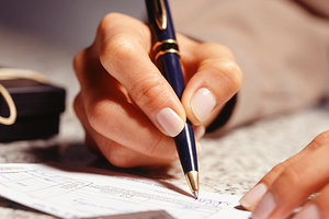 signing - Copyright – Stock Photo / Register Mark