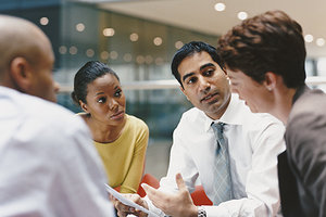 staff meeting - Copyright – Stock Photo / Register Mark