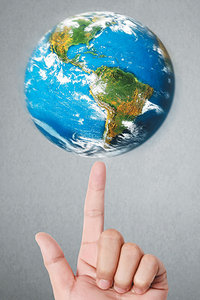 thinking globally - Copyright – Stock Photo / Register Mark